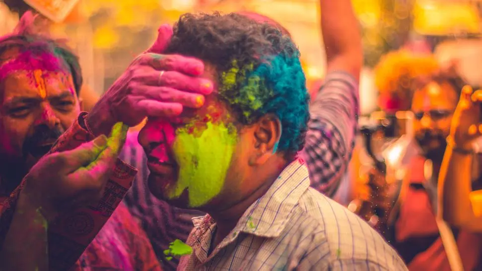 Delhi  is one of the best places to celebrate holi in India 