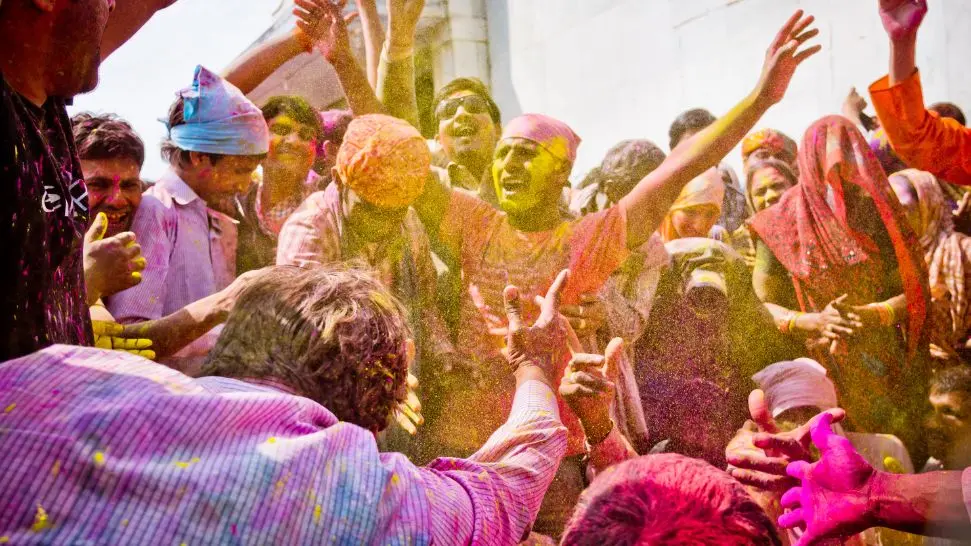 Banaras is one of the best places to celebrate holi in India 