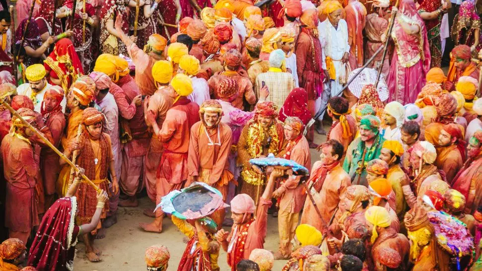 Barsana is one of the best places to celebrate holi in India 