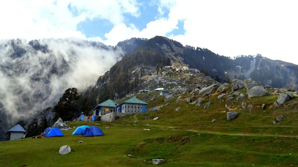 Triund Hill is one the best places to visit in Dharamshala 