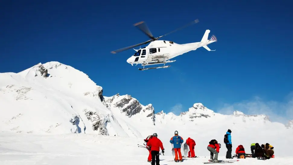 Heli-Skiing is one of the best things to do in Manali