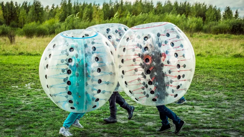 Zorbing is one of the best things to do in Manali