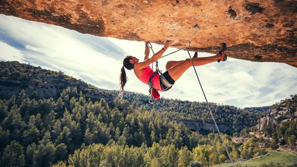 rock climbing