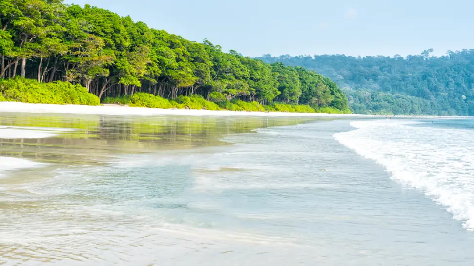Radhanagar beach is one of the best beaches in Andaman and Nicobar Island