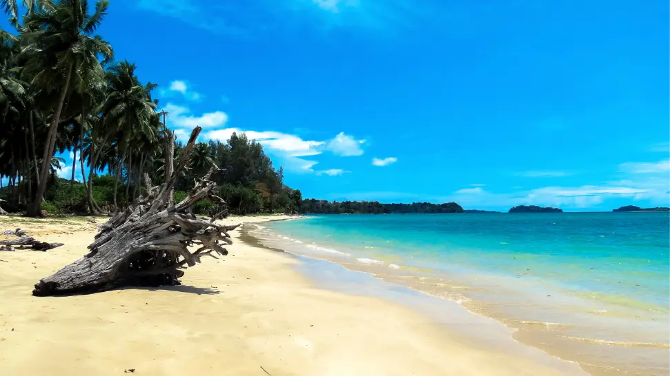 Wandoor beach is one of the best beaches in Andaman and Nicobar Island