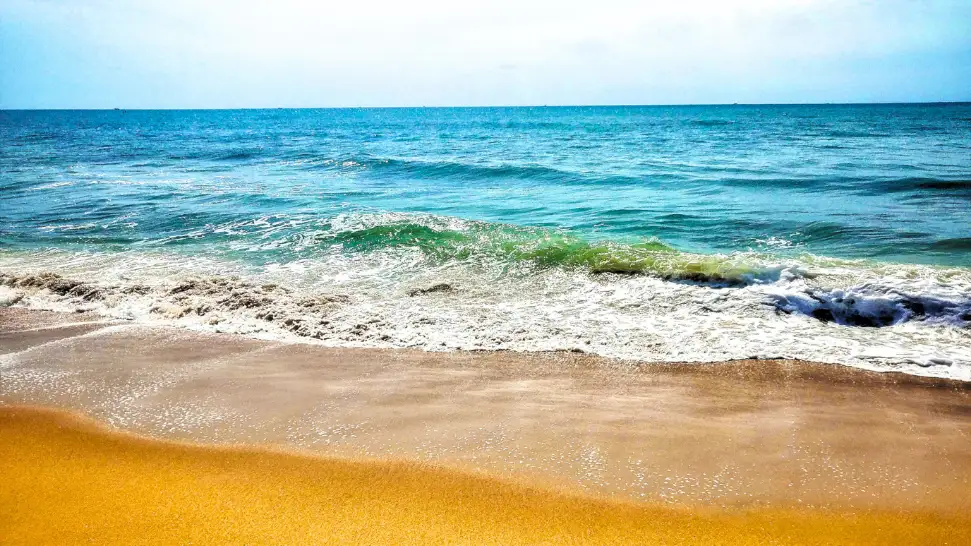 Auroville Beach is one of the most popular beaches in India