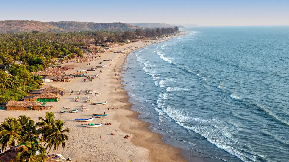Baga Beach is one of the most popular beaches in India