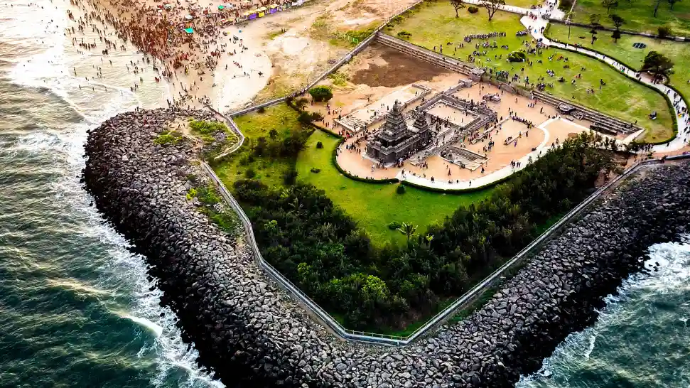 Mahabalipuram Beach is one of the most popular beaches in India