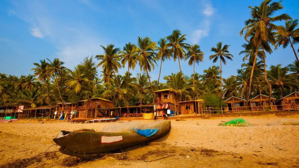 Palolem Beach is one of the most popular beaches in India