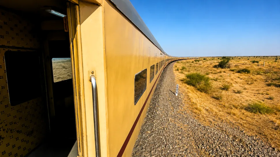 Jodhpur Jaisalmer Desert Queen train Thar Desert sunset