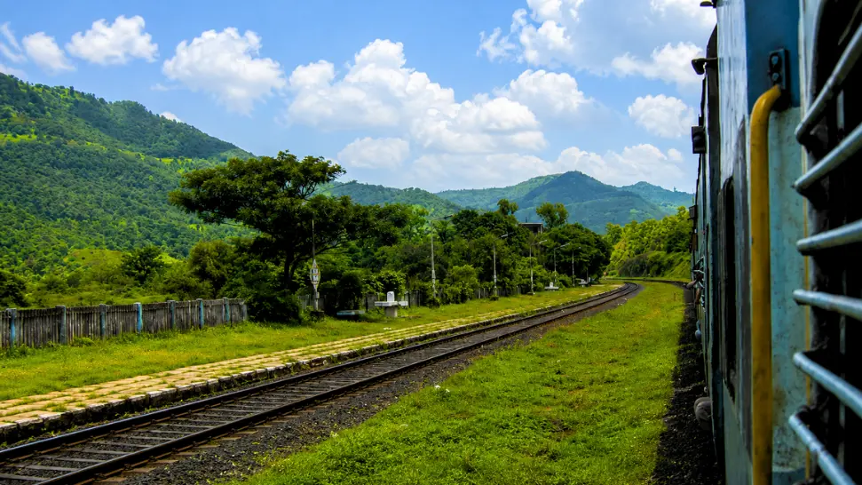 Vasco da Gama Londa train route Western Ghats monsoon forest