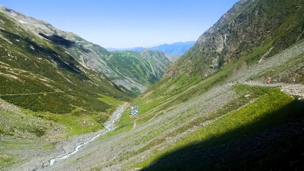 Scenic Chamba overlooking the Bhagirathi Valley in Uttarakhand