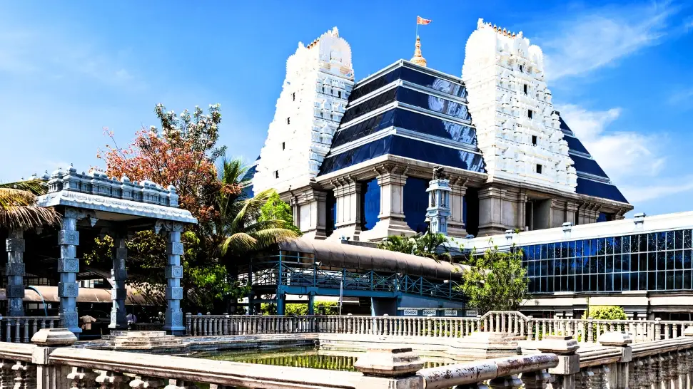 SKCON Temple is One of the best places to visit in Bangalore