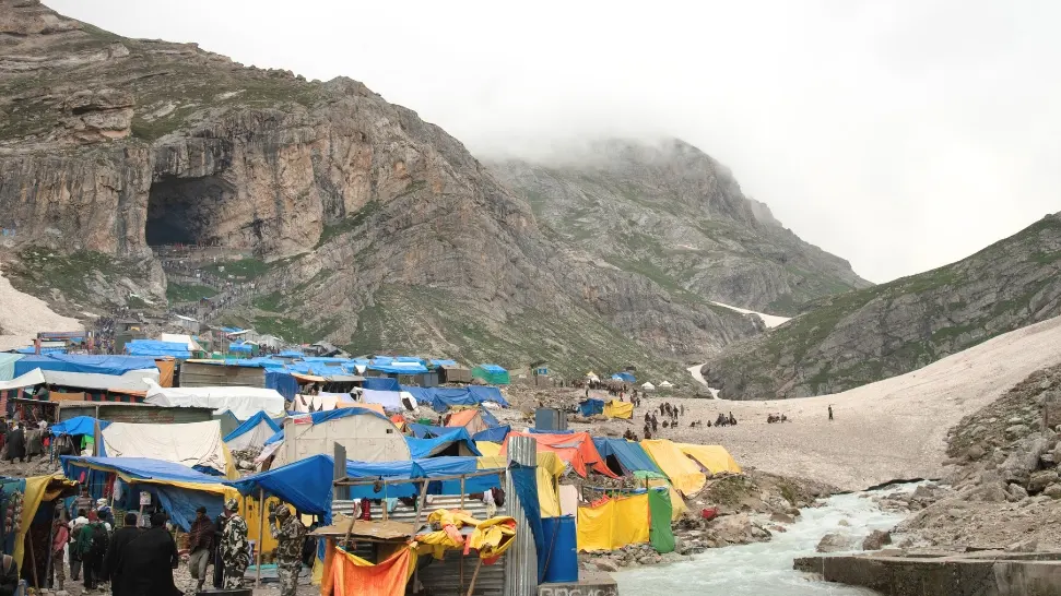 Amarnath is one of the best places to visit in Kashmir
