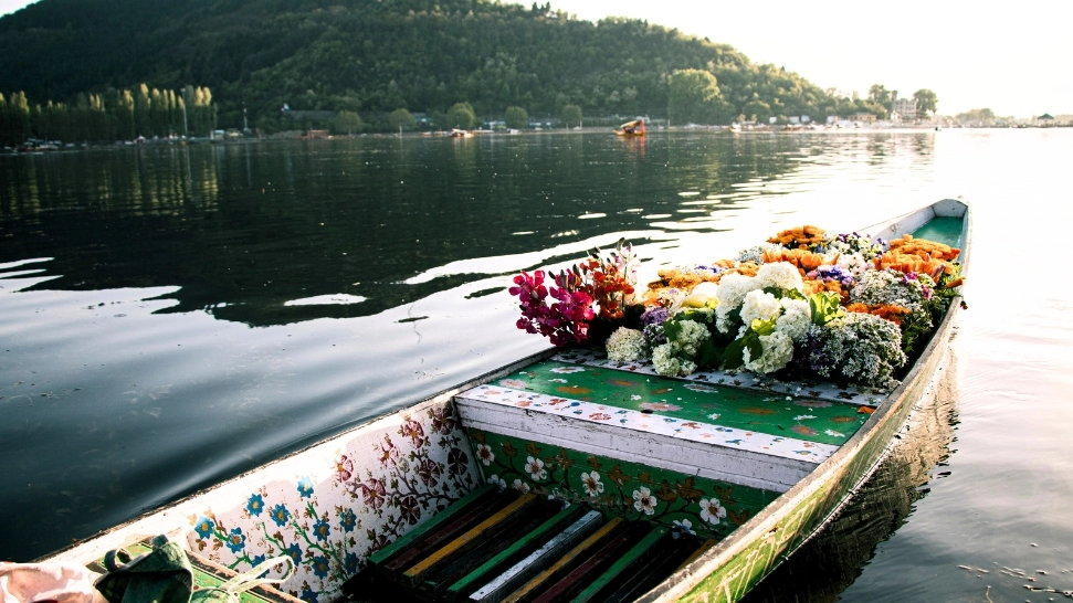 dal lake  is one of the best places to visit in Kashmir