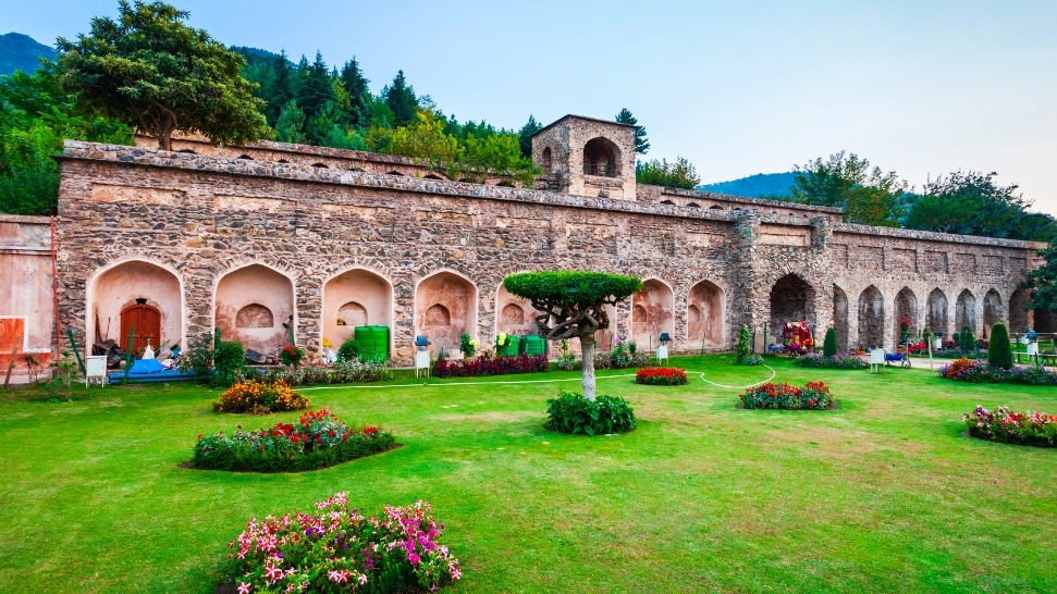 Mughal Gardens is one of the best places to visit in Kashmir