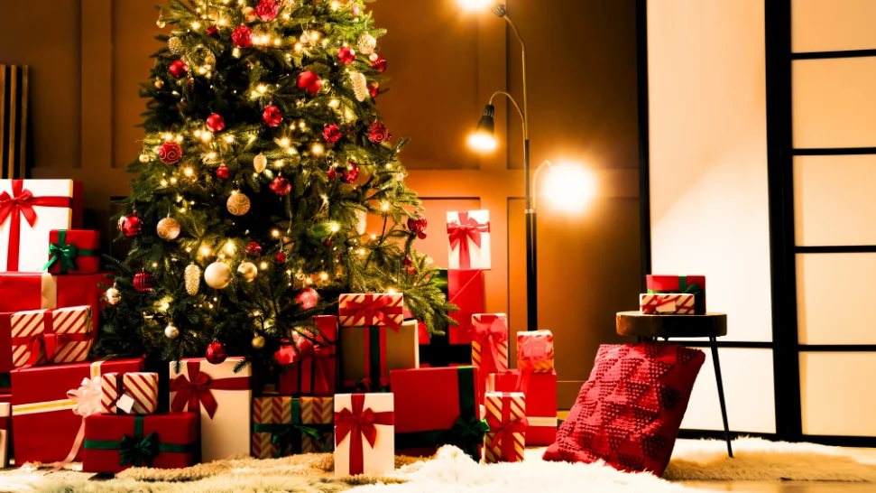 Christmas celebration in Goa with beautifully decorated churches, Christmas lights and festive decorations
