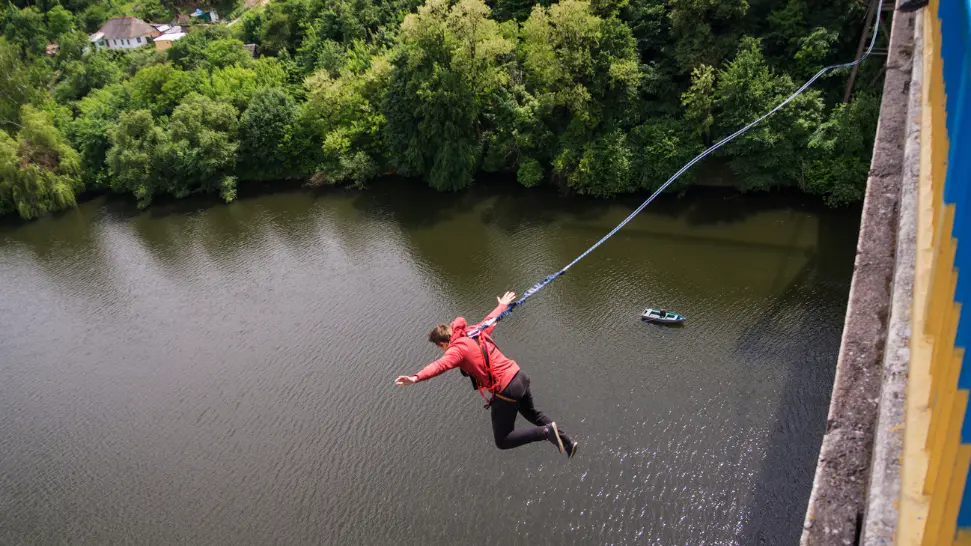 Bungee Jumping is one of the best adventure activities in Goa.