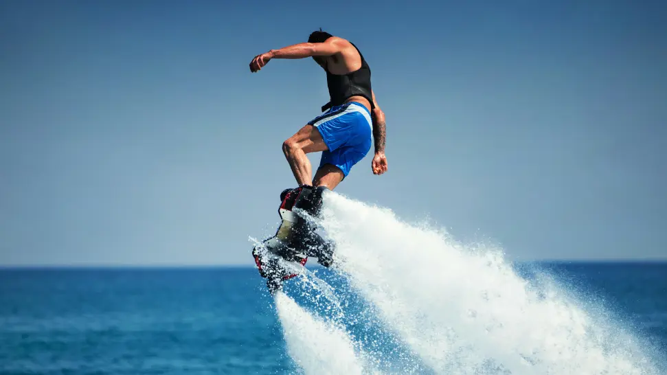 Flyboarding is one of the best adventure activities in Goa.