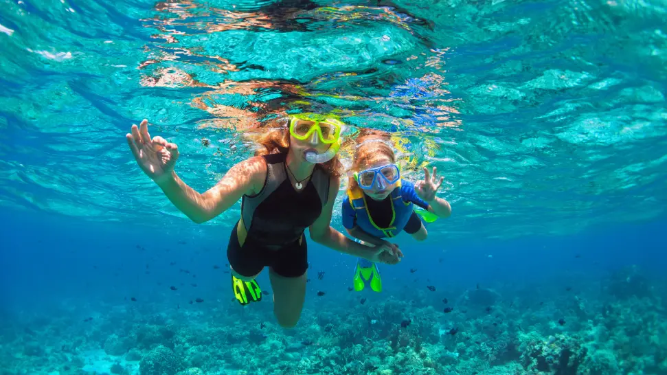 Snorkelling is one of the best adventure activities in Goa.