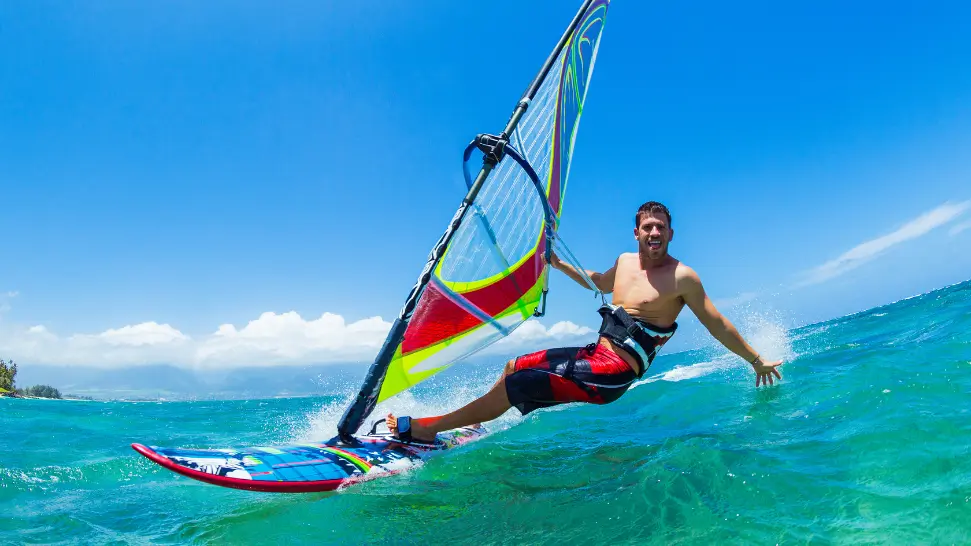 Windsurfing is one of the best adventure activities in Goa.