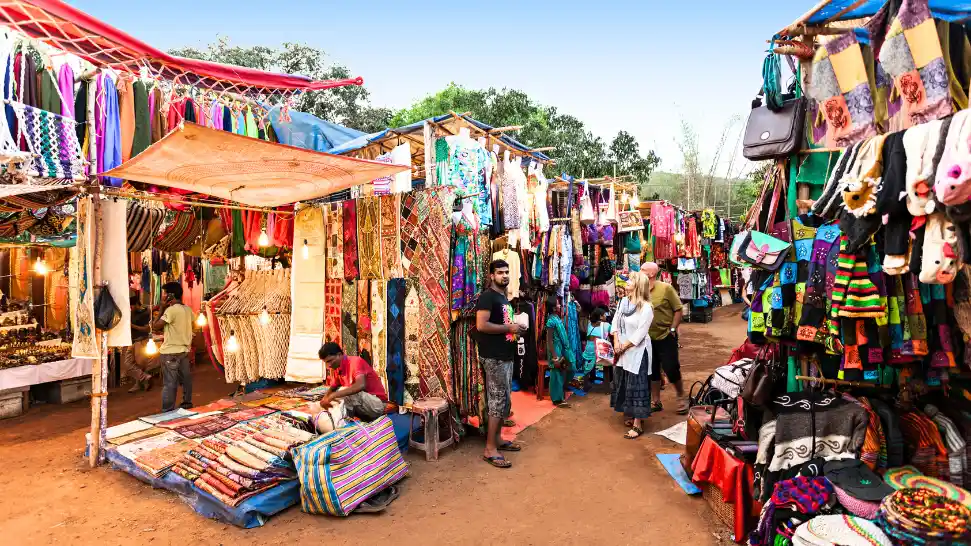Anjuna Flea Market is One Of The Best Places To Visit in Goa in December