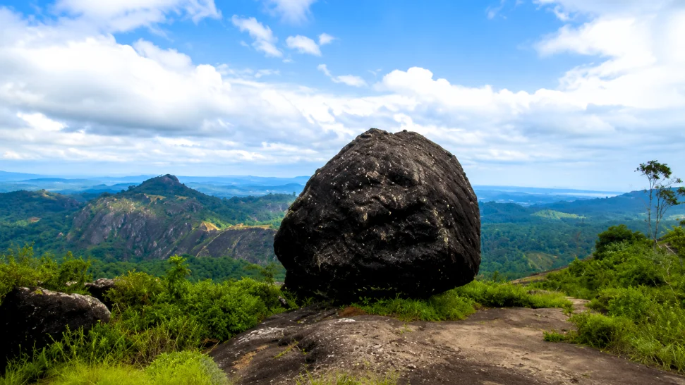 Scenic forests and Edakkal Caves near Sulthan Bathery Wayanad