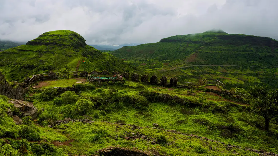Saputara hill station near Mumbai with lake and forest covered hills