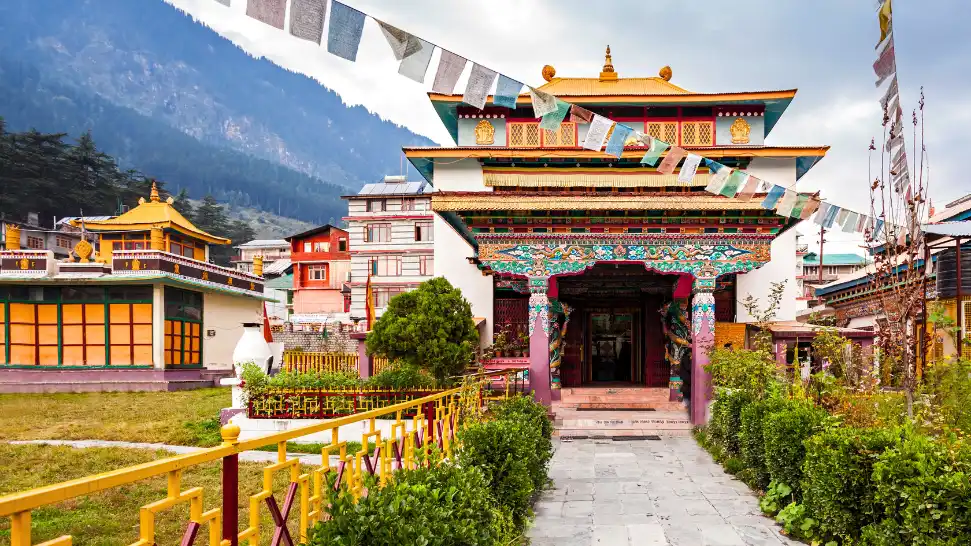 Tibetan Monasteries is One of The Best Places to Visit Honeymoon in Manali