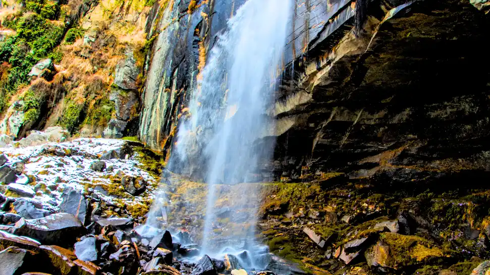 Rahala Falls is One of The Best Places to Visit April in Manali