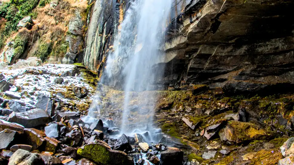 Visit a Waterfall is One of The Best Things to Do in Manali in August