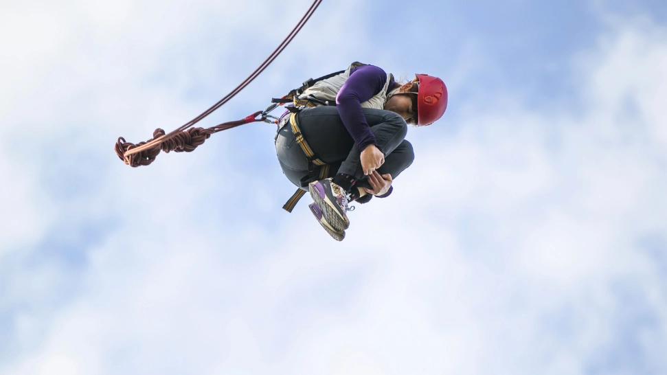 Try out bungee jumping in Manali is one of the Best Adventure Activities in Manali in January