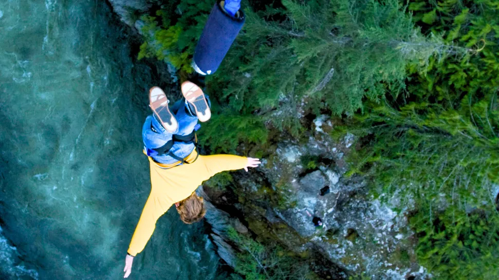 Bungee Jumping is One of The Best Things to Do in Monsoon in Rishikesh