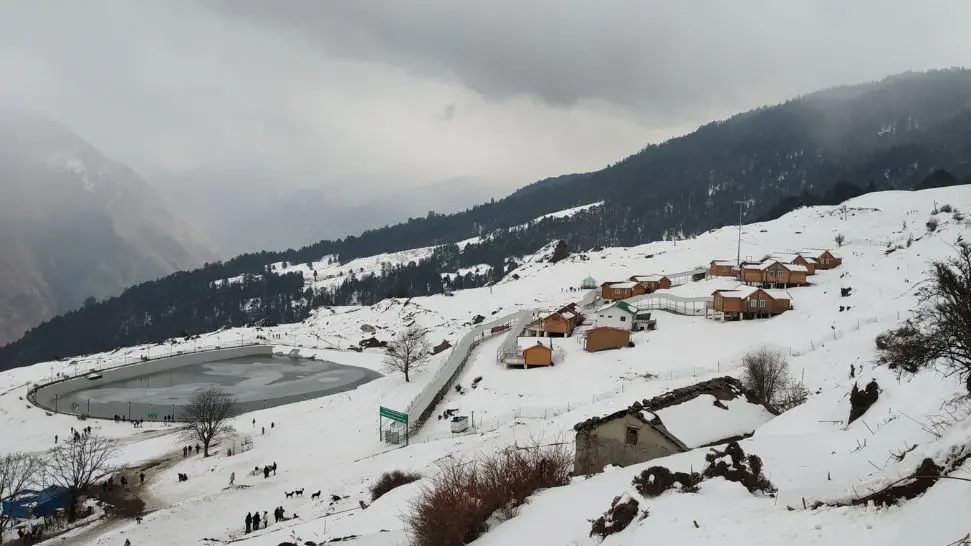 Auli is one of the best places to celebrate new year in India 