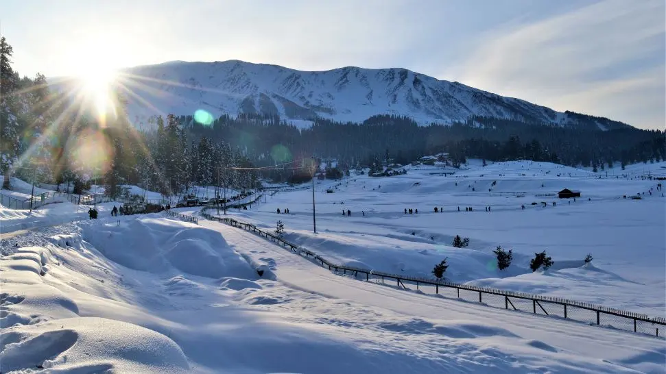 Gulmarg is one of the best places to celebrate new year in India 
