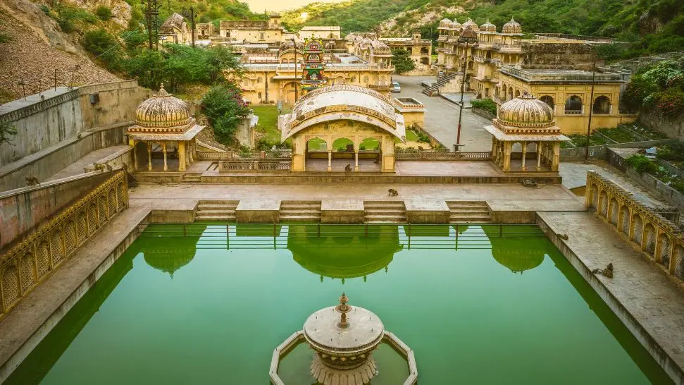 Galtaji Temple is one the best places to visit in Jaipur