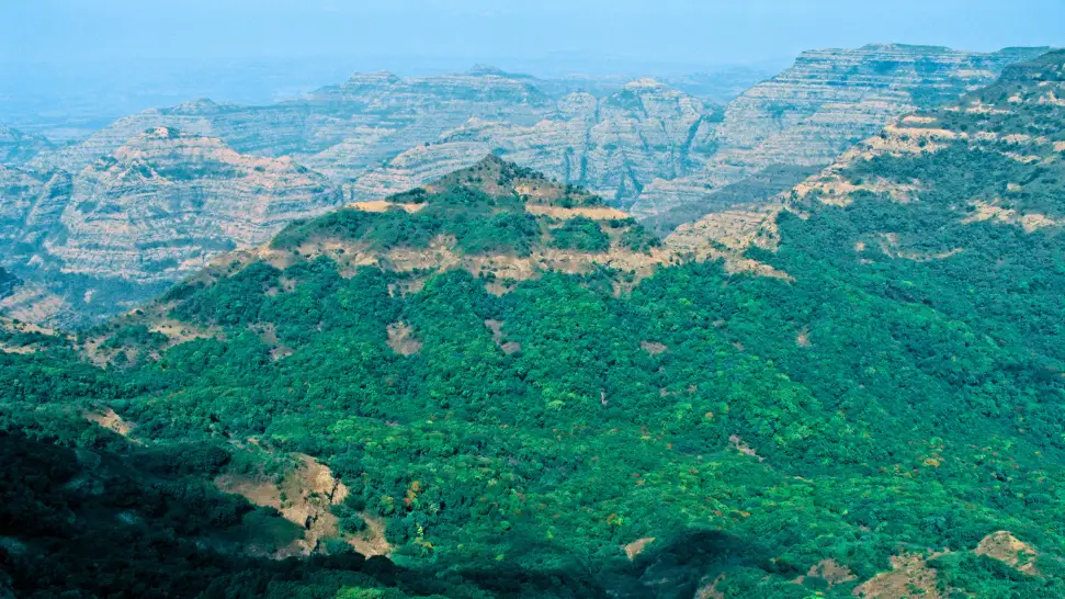 Table Land and strawberry farms in the hill station of Panchgani
