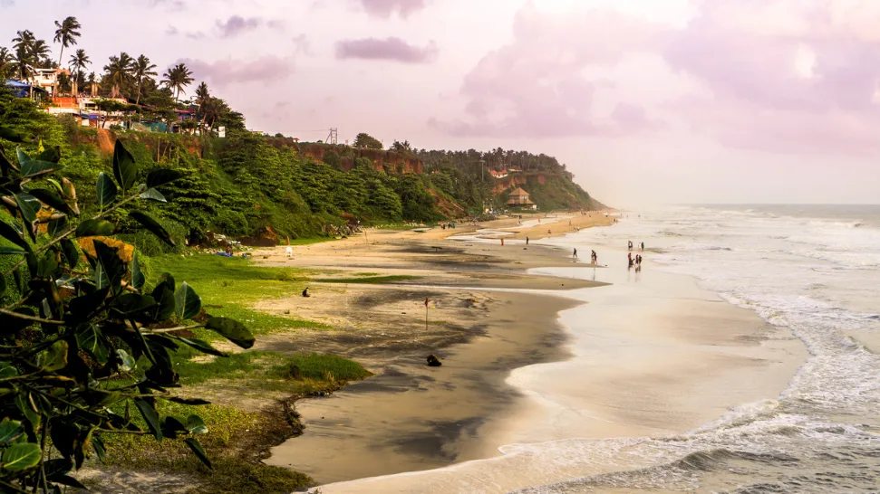 Varkala Is one of the best places to visit in may in south india