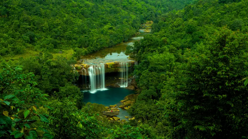 Krang Suri Falls is One of The Best Places to Visit in Meghalaya