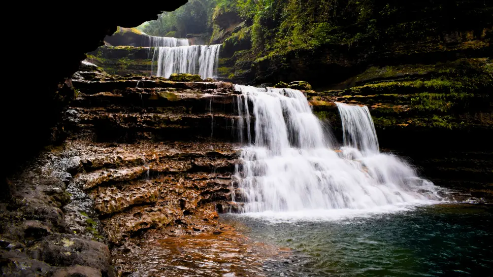 Wei Sawdong Falls is One of The Best Places to Visit in Meghalaya