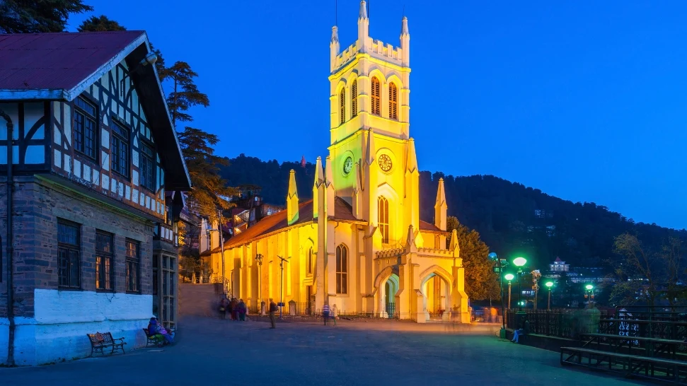 Christ Church is One of The Best Places to Visit in Shimla