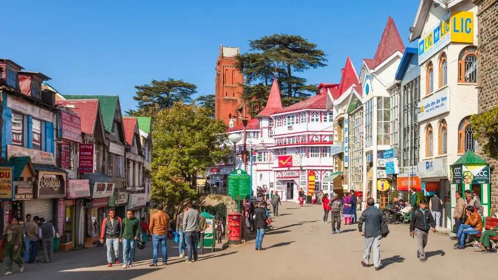 The Mall is One of The Best Places to Visit in Shimla