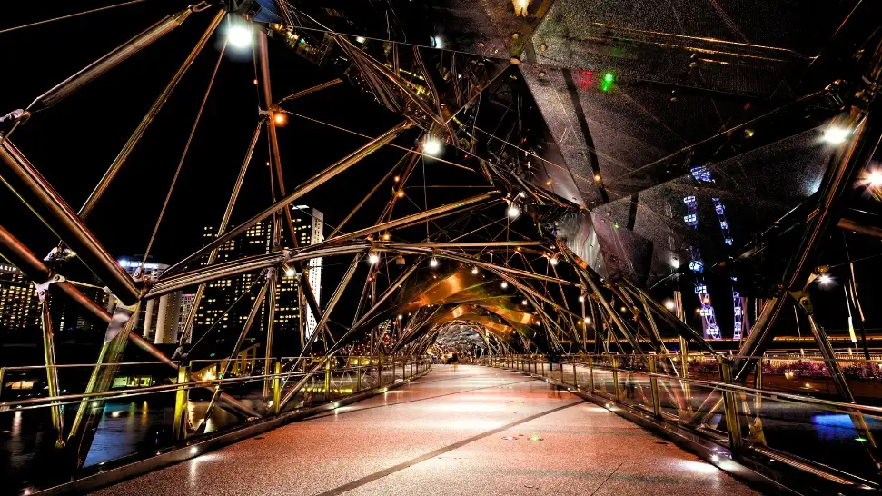 The Helix Bridge is One of The Best Places to Visit in Singapore