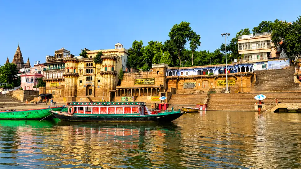 Tulsi Ghat on the Ganges, associated with poet Tulsidas, Varanasi