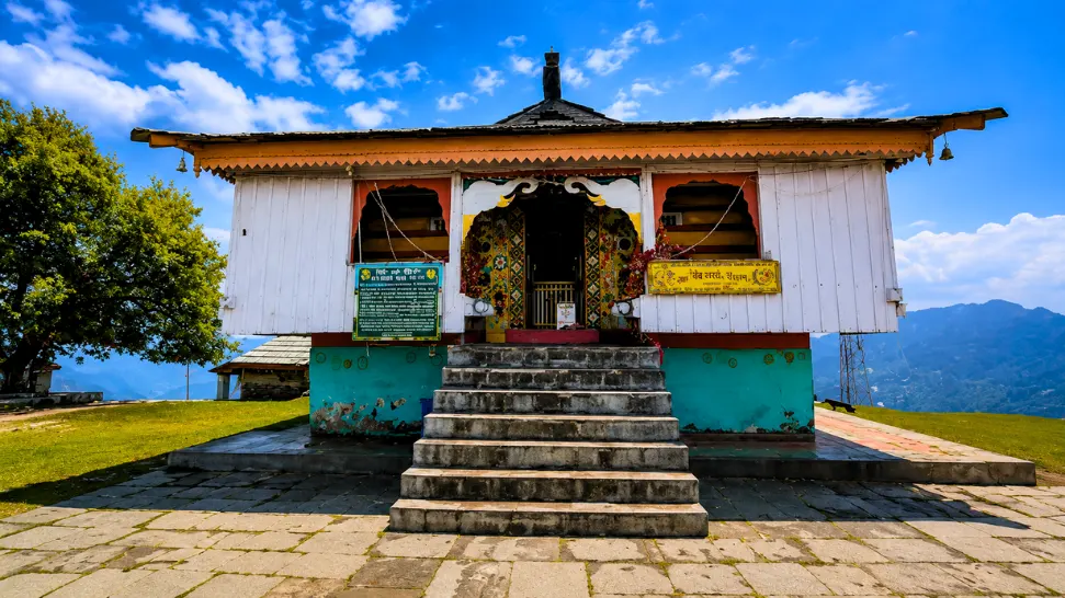Bijli Mahadev Temple with panoramic views of Kullu Valley