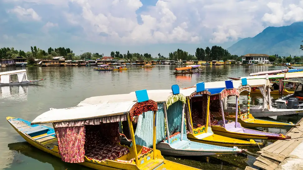 Dal lake is one of the best places to visit in Srinagar