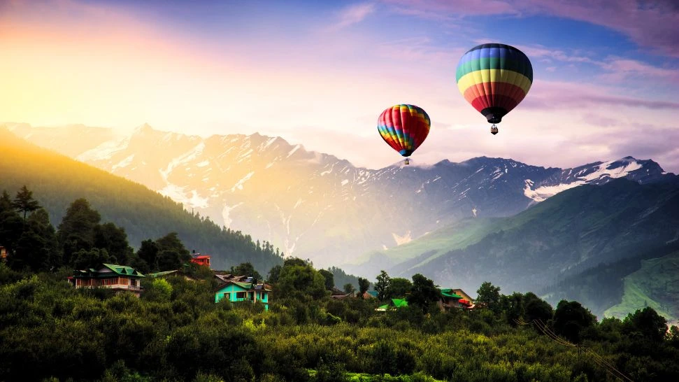 Hot Air Ballooning is One of The Best Things to do in Kashmir