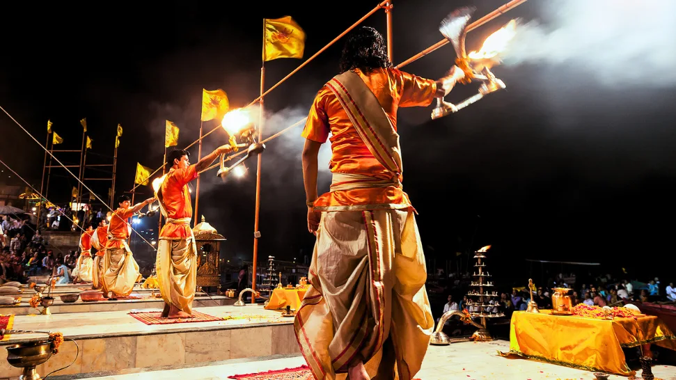Ganga Aarti at Triveni Ghat