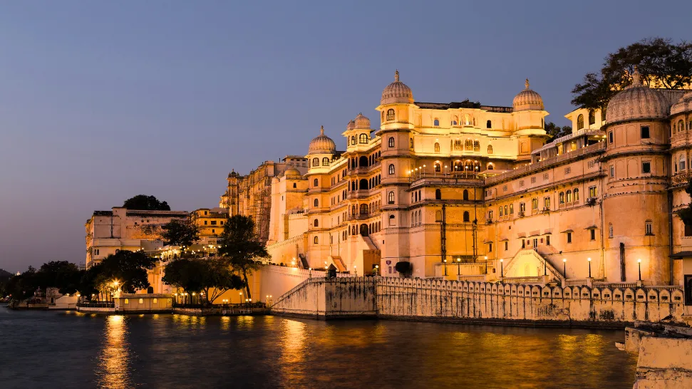 City Palace At Night is one of the best best Things To Do in Udaipur