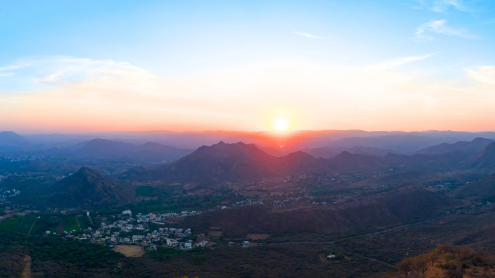 Sunset At Sajjangarh is one of the best best Things To Do in Udaipur